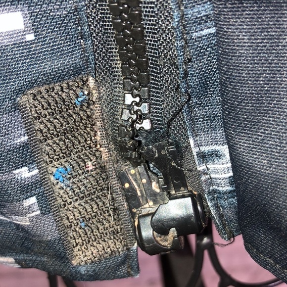 Under Armour Overcast Gray Digi Blur Rideable Jacket - Boys winter jacket size 5 - Picture 6 of 7